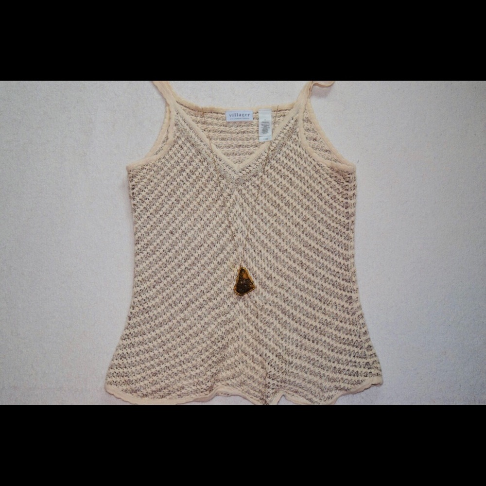 Crochet Cotton Tank Top